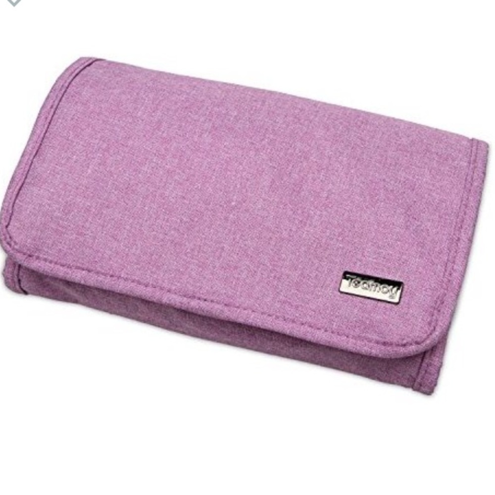 BRAND NEW purple hanging jewelry case